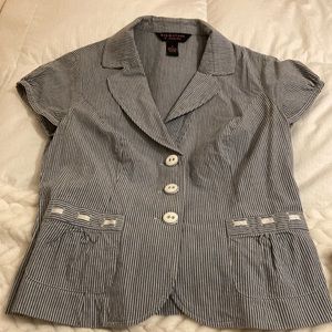 EUC Signature by Robbie Bee summer short sleeve blazer